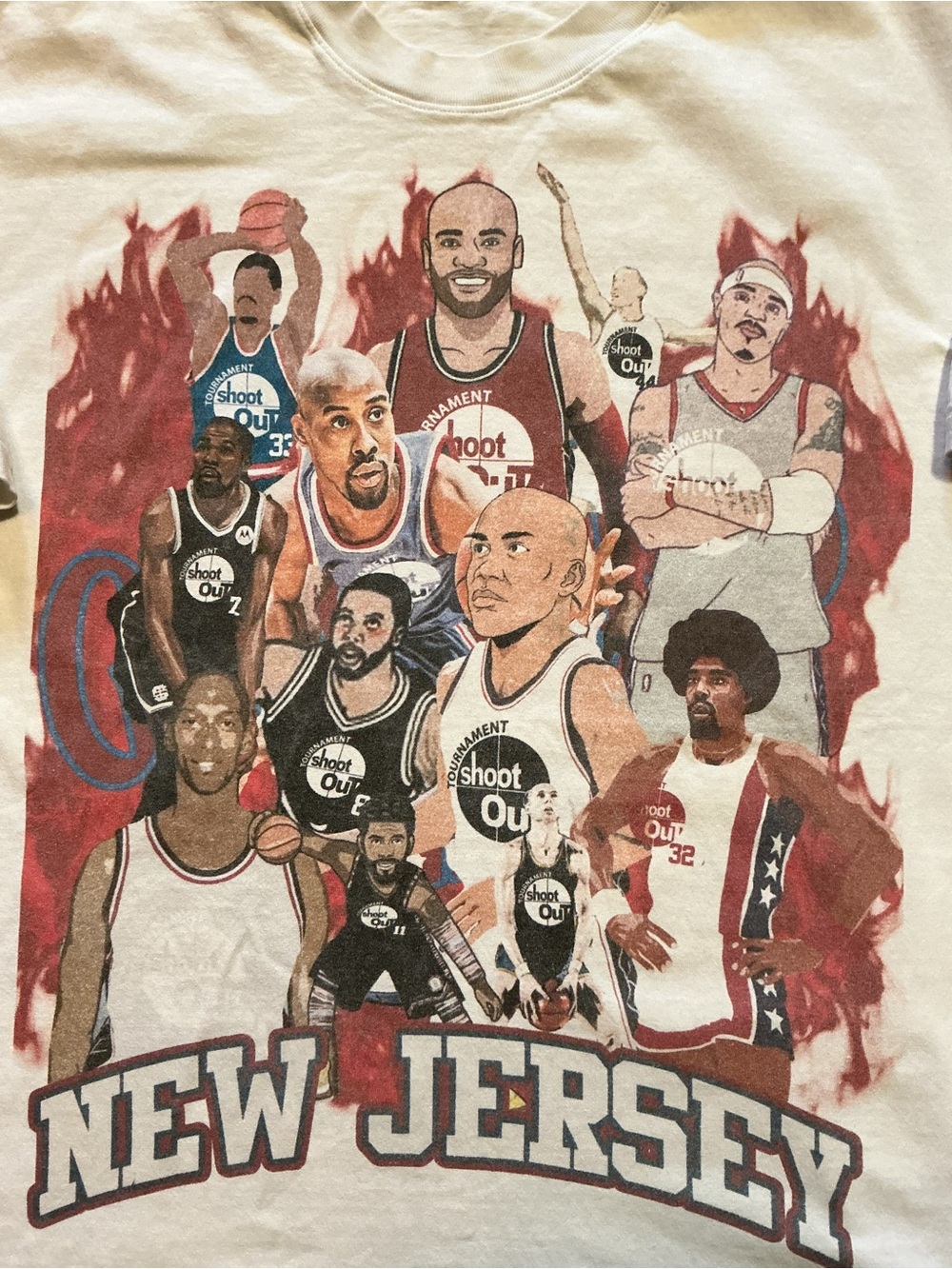 ShootOut Tournament New Jersey Brooklyn Kevin Durant Marbury Kyrie T-Shirt